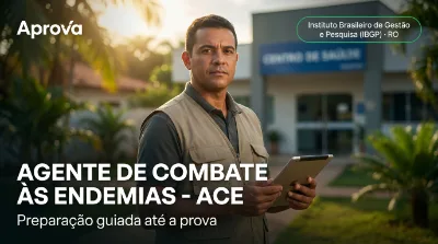Capa: AGENTE DE COMBATE ÀS ENDEMIAS - ACE