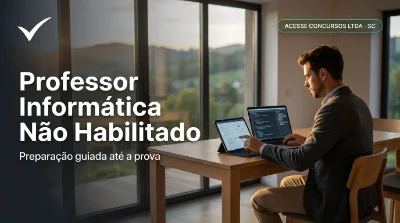 Capa: Professor Informática Não Habilitado