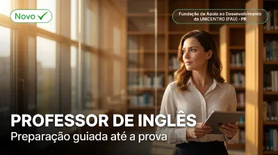 Capa: PROFESSOR DE INGLÊS