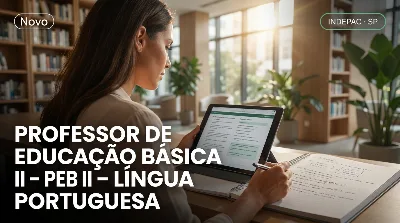 Capa: PROFESSOR DE EDUCAÇÃO BÁSICA II – PEB II – LÍNGUA PORTUGUESA