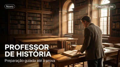 Capa: PROFESSOR DE HISTÓRIA