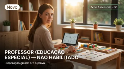 Capa: PROFESSOR (EDUCAÇÃO ESPECIAL) — NÃO HABILITADO