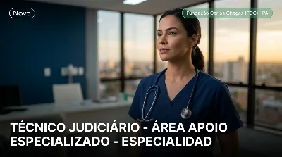 Capa: TÉCNICO JUDICIÁRIO - ÁREA APOIO ESPECIALIZADO - ESPECIALIDADE ENFERMAGEM