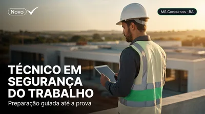 Capa: TÉCNICO EM SEGURANÇA DO TRABALHO