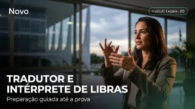 Capa: TRADUTOR E INTÉRPRETE DE LIBRAS