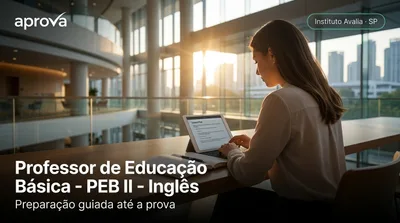 Capa: Professor de Educação Básica - PEB II - Inglês