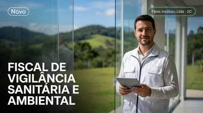 Capa: FISCAL DE VIGILÂNCIA SANITÁRIA E AMBIENTAL