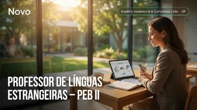 Capa: PROFESSOR DE LÍNGUAS ESTRANGEIRAS – PEB II