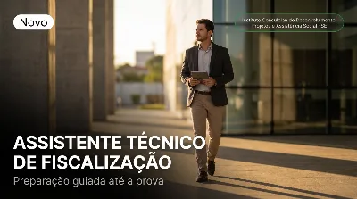 Capa: ASSISTENTE TÉCNICO DE FISCALIZAÇÃO