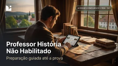 Capa: Professor História Não Habilitado