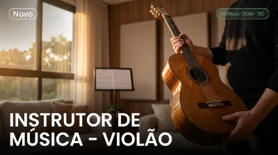 Capa: INSTRUTOR DE MÚSICA – VIOLÃO