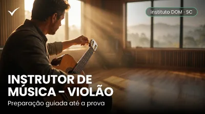 Capa: INSTRUTOR DE MÚSICA – VIOLÃO