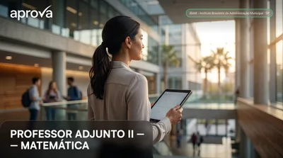 Capa: PROFESSOR ADJUNTO II — MATEMÁTICA