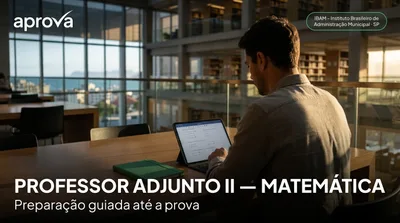 Capa: PROFESSOR ADJUNTO II — MATEMÁTICA