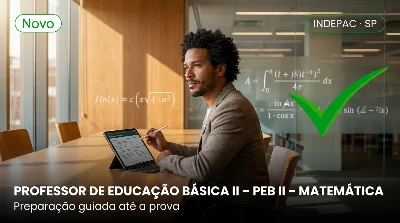 Capa: PROFESSOR DE EDUCAÇÃO BÁSICA II – PEB II – MATEMÁTICA