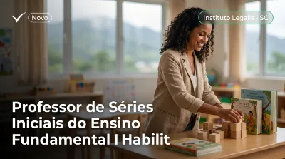 Capa: Professor de Séries Iniciais do Ensino Fundamental I Habilitado