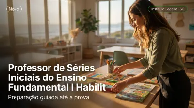 Capa: Professor de Séries Iniciais do Ensino Fundamental I Habilitado