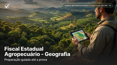 Capa: Fiscal Estadual Agropecuário - Geografia