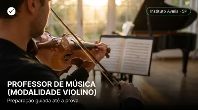 Capa: PROFESSOR DE MÚSICA (MODALIDADE VIOLINO)