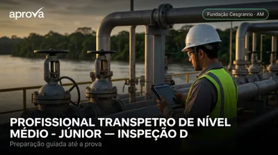 Capa: PROFISSIONAL TRANSPETRO DE NÍVEL MÉDIO - JÚNIOR — INSPEÇÃO DE EQUIPAMENTOS E INSTALAÇÕES