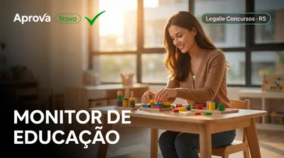 Capa: MONITOR DE EDUCAÇÃO