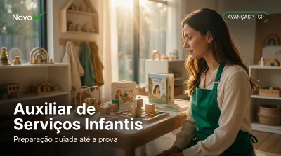 Capa: Auxiliar de Serviços Infantis