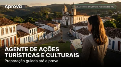 Capa: AGENTE DE AÇÕES TURÍSTICAS E CULTURAIS