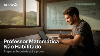 Capa: Professor Matemática Não Habilitado