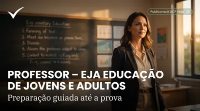 Capa: PROFESSOR – EJA EDUCAÇÃO DE JOVENS E ADULTOS