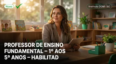 Capa: PROFESSOR DE ENSINO FUNDAMENTAL – 1º AOS 5º ANOS – HABILITADO