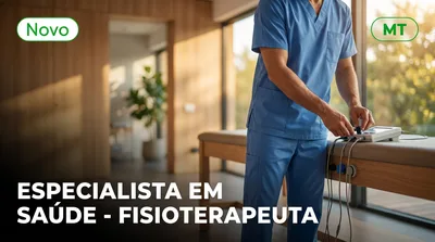 Capa: ESPECIALISTA EM SAÚDE - FISIOTERAPEUTA