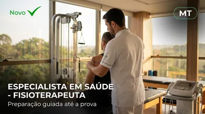 Capa: ESPECIALISTA EM SAÚDE - FISIOTERAPEUTA