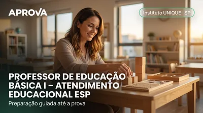 Capa: PROFESSOR DE EDUCAÇÃO BÁSICA I – ATENDIMENTO EDUCACIONAL ESPECIALIZADO