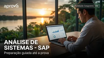 Capa: ANÁLISE DE SISTEMAS - SAP