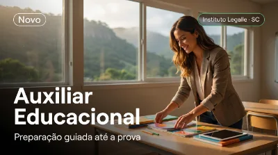 Capa: Auxiliar Educacional