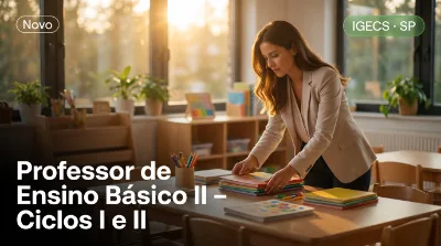 Capa: Professor de Ensino Básico II – Ciclos I e II