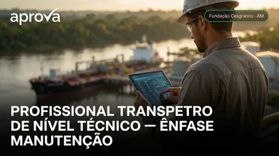 Capa: PROFISSIONAL TRANSPETRO DE NÍVEL TÉCNICO — ÊNFASE MANUTENÇÃO - INSTRUMENTAÇÃO