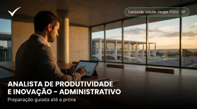 Capa: ANALISTA DE PRODUTIVIDADE E INOVAÇÃO – ADMINISTRATIVO
