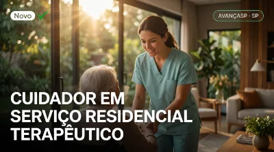 Capa: CUIDADOR EM SERVIÇO RESIDENCIAL TERAPÊUTICO