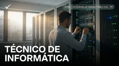 Capa: TÉCNICO DE INFORMÁTICA