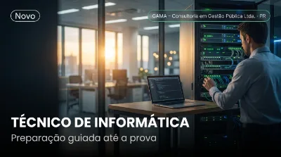 Capa: TÉCNICO DE INFORMÁTICA