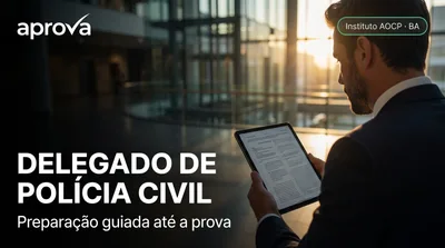 Capa: DELEGADO DE POLÍCIA CIVIL