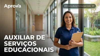Capa: AUXILIAR DE SERVIÇOS EDUCACIONAIS