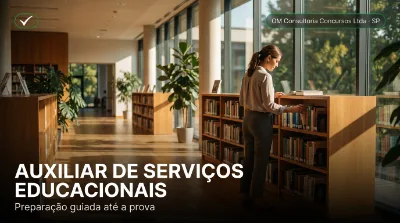 Capa: AUXILIAR DE SERVIÇOS EDUCACIONAIS