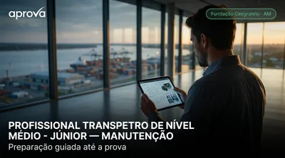 Capa: PROFISSIONAL TRANSPETRO DE NÍVEL MÉDIO - JÚNIOR — MANUTENÇÃO - ELETRÔNICA