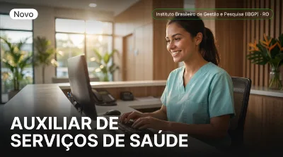 Capa: AUXILIAR DE SERVIÇOS DE SAÚDE