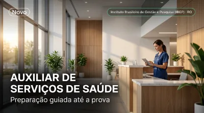 Capa: AUXILIAR DE SERVIÇOS DE SAÚDE