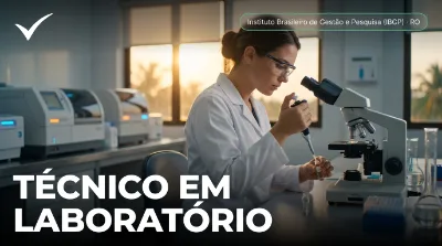 Capa: TÉCNICO EM LABORATÓRIO