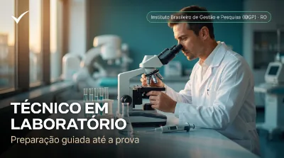 Capa: TÉCNICO EM LABORATÓRIO