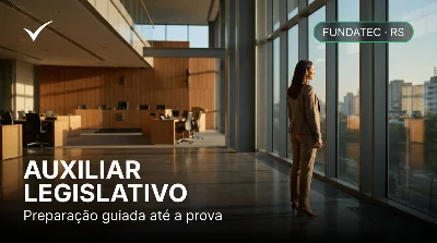 Capa: AUXILIAR LEGISLATIVO